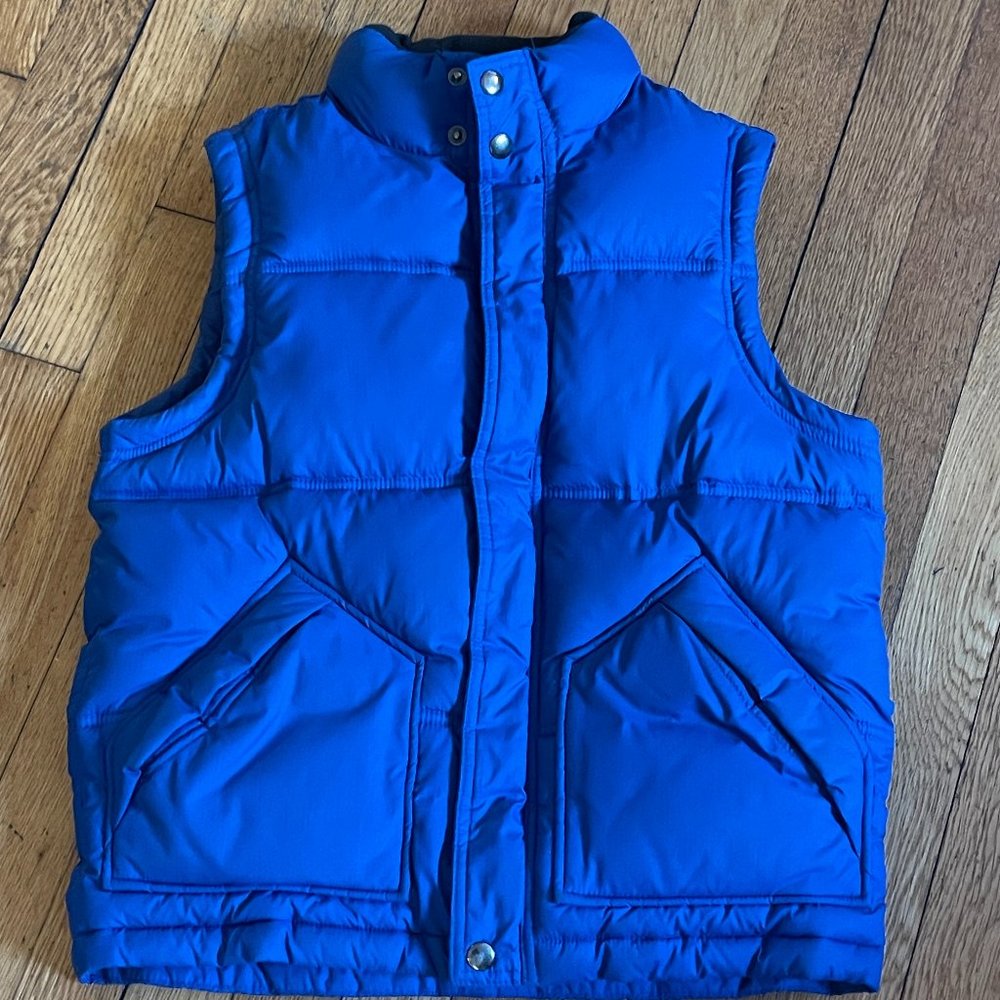 Gap Kids Puffy Vest in Bright Blue Size M (8)